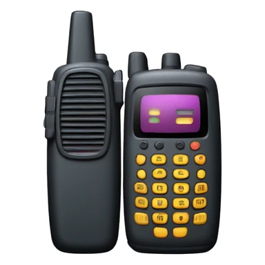 80's Walkie talkie sticker