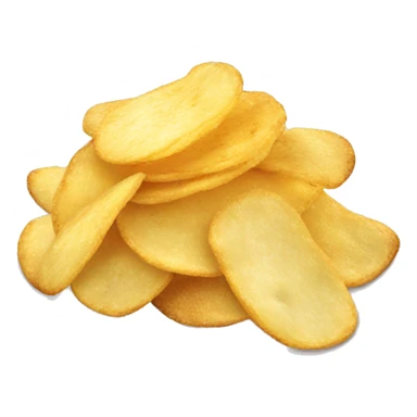 emoji for original flavour potato chips sticker