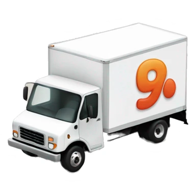 Boxtruck with letter "PGS” on the side sticker