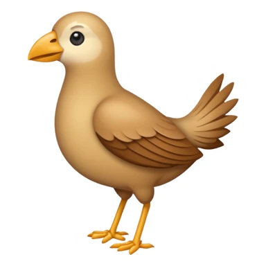 Crée un emoji de l'oiseau de la paille en queue, dans le style de cet emoji 𓆤 sticker