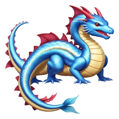 Dragonite-Salamence-Gyarados-Suicune-Kyogre-fusion, full body sticker