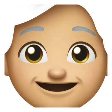 A grandma putting her smiling dentures in sticker