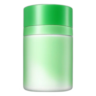 green  packaging of face cream sticker