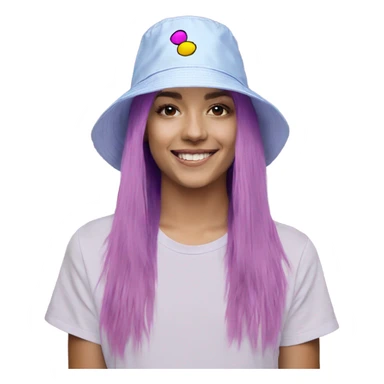 Rave bucket hat sticker