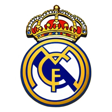 Real Madrid escudo real sticker