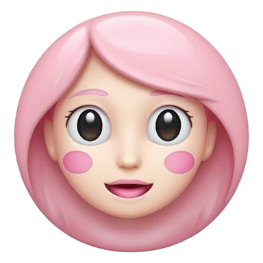 Netflix aesthetic "N" in pastel pink sticker