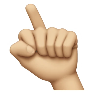 Hand doing an L shape  sticker