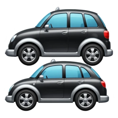 Une voiture avec des jambes sticker