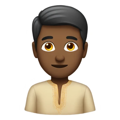 Person wearing a kurta  sticker