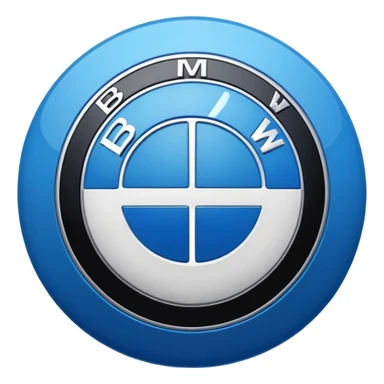 Bmw real logo sticker