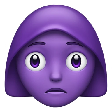 grief emoji thats dark purple
 sticker