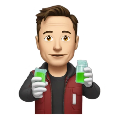 elon musk doing drugs, for educational purposes only, inclusiveness and positive, LGTBQ+ sticker