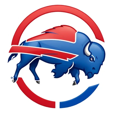 Buffalo Bills Playoff 2026 Logo sticker