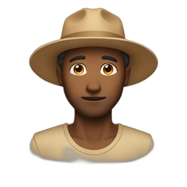 Man from desert sticker