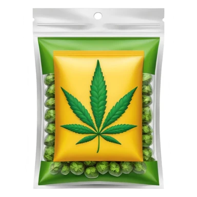 cannabis weed pack zip transparent sticker