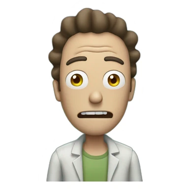 Rick from Rick and Morty sticker