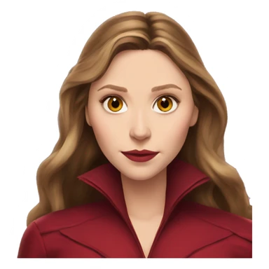 Elizabeth Olsen scarlet witch  sticker