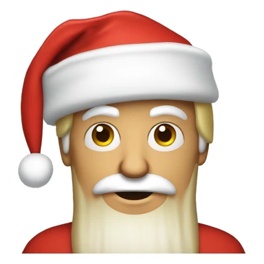 Donald Trump with santa hat sticker