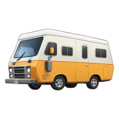 bernese mountain dog driving motorcamper in snow sticker