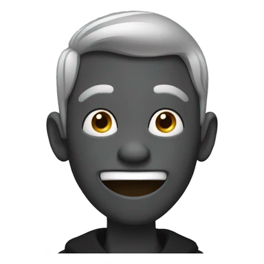 Dark silly goofy sticker