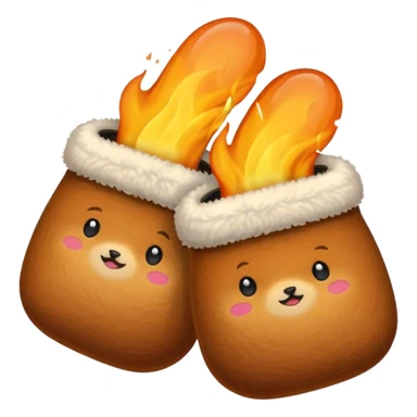 HAND WARMERS, negative : fire. sticker