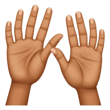 close-up of two hands with fingers nearly touching, inspired by the Creation of Adam sticker