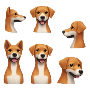 Red fox Labrador sticker
