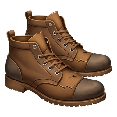 Worn torn Shoes sticker