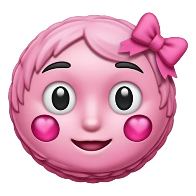 Coração emoji de coração metade rosa escuro e metade branco sticker