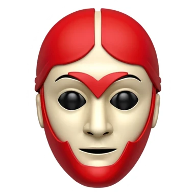 Money heist movie mask sticker