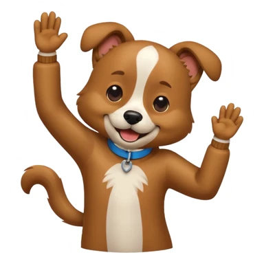 Un chien qui fait un dab sticker