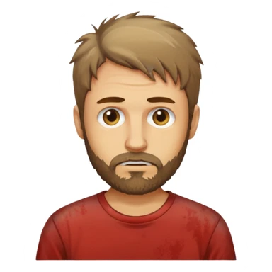 hungry man

 sticker