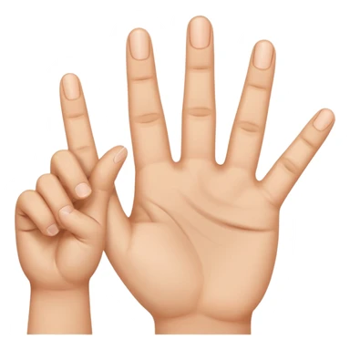 Yvl hand sign only 3 fingers up including thumb sticker
