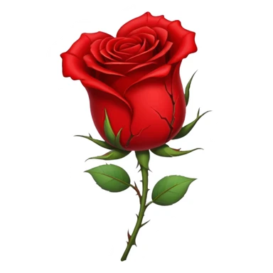 Put The Broken Heart Emoji And Wilted Rose Emoji In One Image sticker