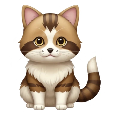 Cacomistle-tanuki-munchkin cat-oncilla-animal-hybrid (full body) sticker