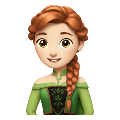 Anna from frozen sticker