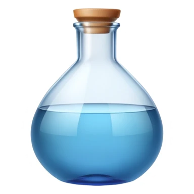 blue flask sticker