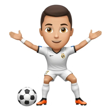CR7 Cristiano Ronaldo doing his signature celebration pose sticker