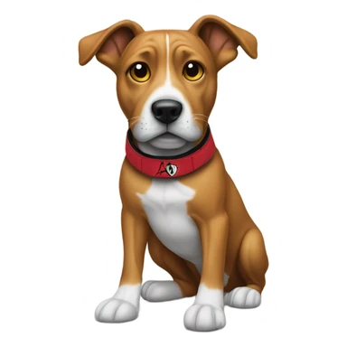 Dog wearing air Jordan’s  sticker