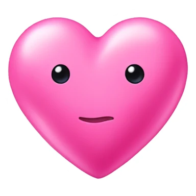 Bubblegum pink heart sticker
