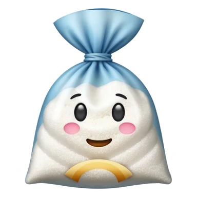 bag of sugar no face sticker