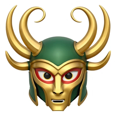 Loki's helmet sticker