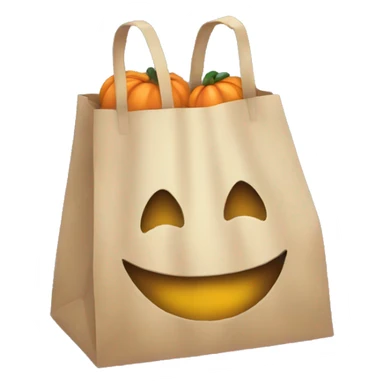 Trick-or-treat bag sticker