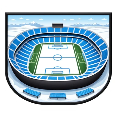 football stadium freezing cold sticker