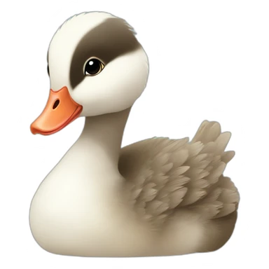 Baby goose sticker