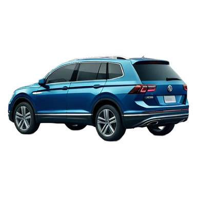 2018 model volkswagen tiguan allspace highline blue sticker