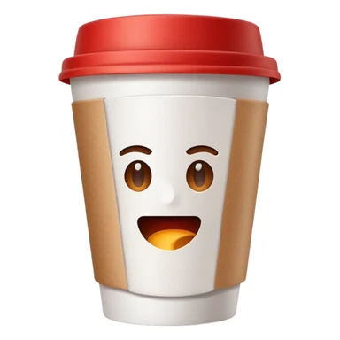 coffee takeaway cup sticker