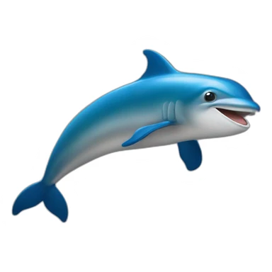 Dauphin qui pète sticker