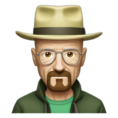 Breaking bad heisenberg sticker