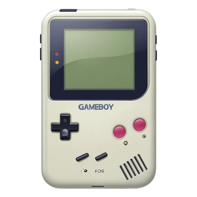 gameboy, simplified sticker